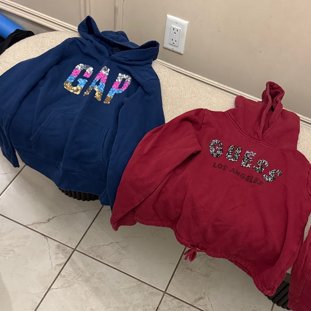 Guess Burgundy Kids Hoodie